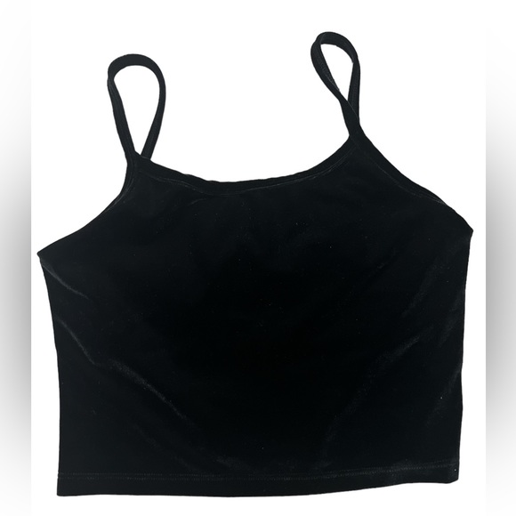 Velvet Motion High Waisted Midi Legging and cropped tank set. - Picture 4 of 12